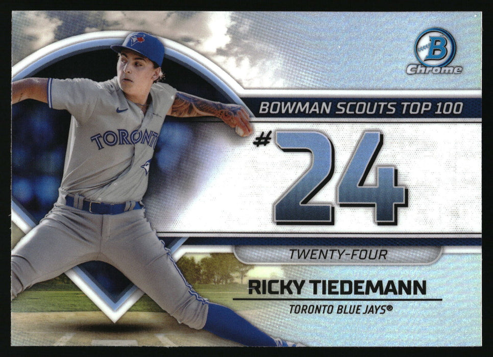 2023 Bowman #BTP-24 Ricky Tiedemann Bowman Scouts Top 100