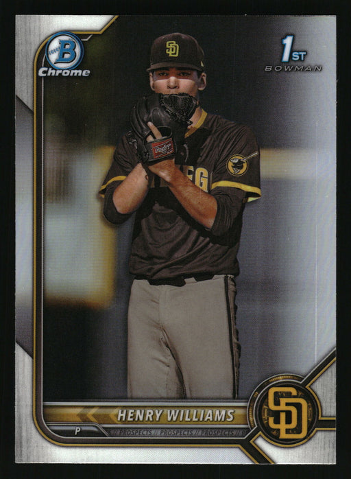 2022 Bowman Draft #BDC-119 Henry Williams Chrome Refractor