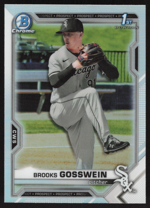 2021 Bowman Draft #BDC-21 Brooks Gosswein Chrome Refractor