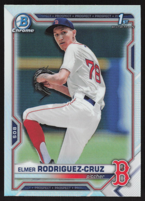 2021 Bowman Draft #BDC-37 Elmer Rodriguez-Cruz Chrome Refractor