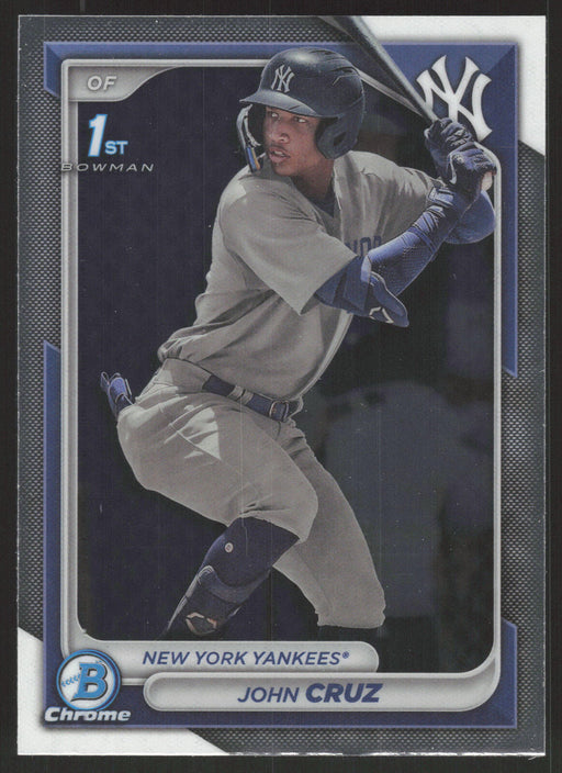 2024 Bowman #BCP-77 John Cruz Chrome Prospects