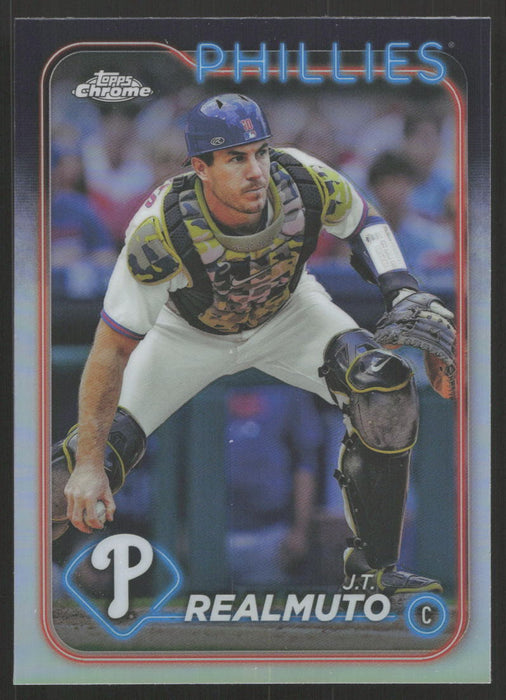 2024 Topps Chrome #261 J.T. Realmuto Refractor