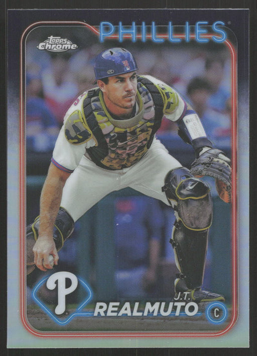 2024 Topps Chrome #261 J.T. Realmuto Refractor