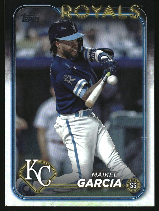 2024 Topps #342 Maikel Garcia Rainbow Foil