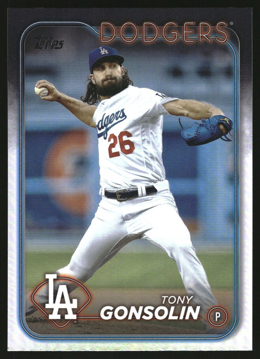 2024 Topps #87 Tony Gonsolin Rainbow Foil