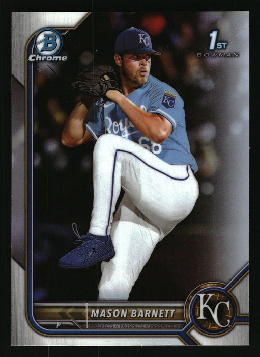 2022 Bowman Draft #BDC-172 Mason Barnett Chrome Refractor