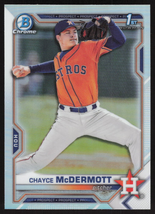 2021 Bowman Draft #BDC-13 Chayce McDermott Chrome Refractor