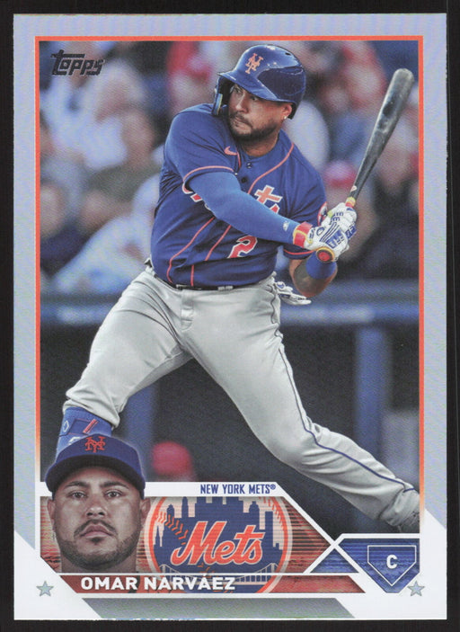 2023 Topps Update #US152 Omar Narváez Rainbow Foil