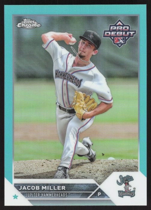 2023 Topps Pro Debut #PD-118 Jacob Miller Aqua #/75