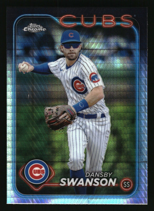 2024 Topps Chrome #231 Dansby Swanson Prism Refractor