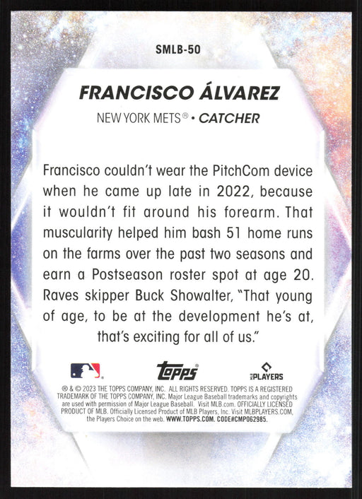 2023 Topps #SMLB-50 Francisco Álvarez Stars of MLB