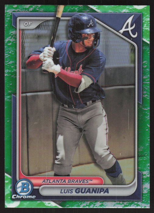 2024 Bowman #BCP-118 Luis Guanipa Chrome Prospects Lunar Glow Refractors