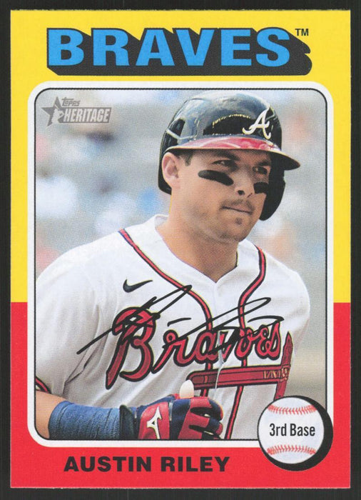 2024 Topps Heritage #431 Austin Riley