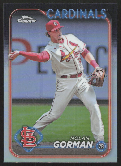 2024 Topps Chrome #97 Nolan Gorman Refractor