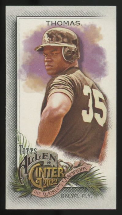 2022 Topps Allen & Ginter Chrome #9 Frank Thomas Magenta Refractor #/199