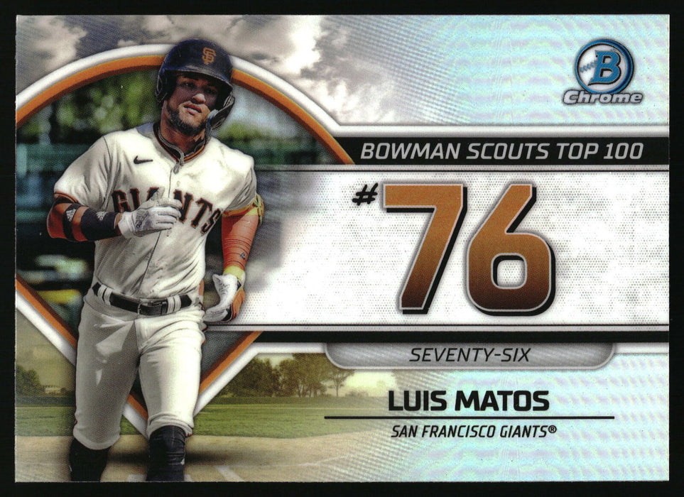 2023 Bowman #BTP-76 Luis Matos Bowman Scouts Top 100