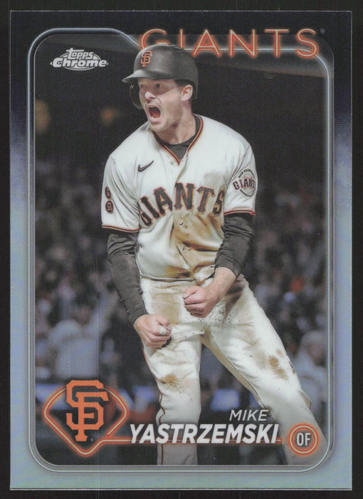 2024 Topps Chrome #87 Mike Yastrzemski Refractor