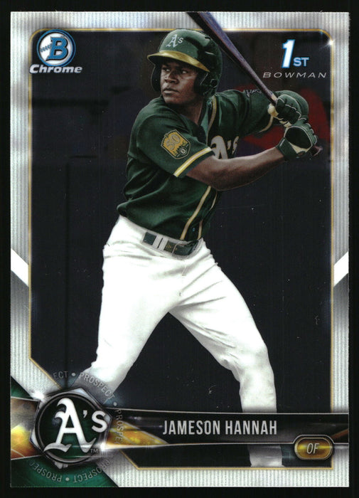 2018 Bowman Draft #BDC-160 Jameson Hannah Chrome