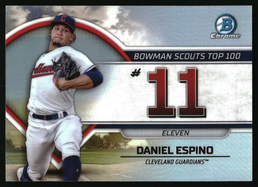 2023 Bowman #BTP-11 Daniel Espino Bowman Scouts Top 100