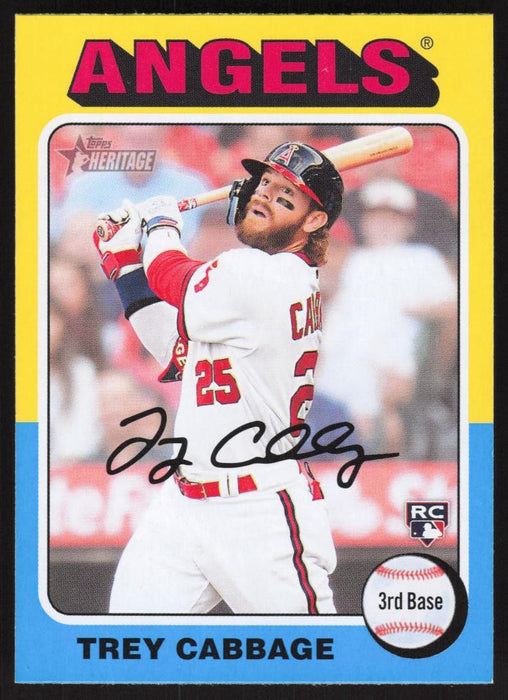 2024 Topps Heritage #109 Trey Cabbage Base