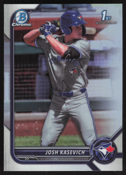 2022 Bowman Draft #BDC-45 Josh Kasevich Chrome Refractor