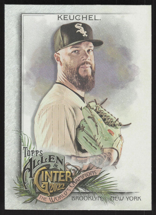 2022 Topps Allen & Ginter #317 Dallas Keuchel Silver Portrait