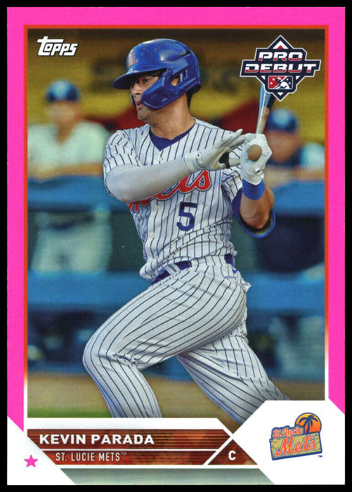 2023 Topps Pro Debut #PD-125 Kevin Parada Fuchsia #/199