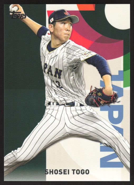 2023 Topps Japan Edition #WBC-18 Shosei Togo WBC Japanese National Team