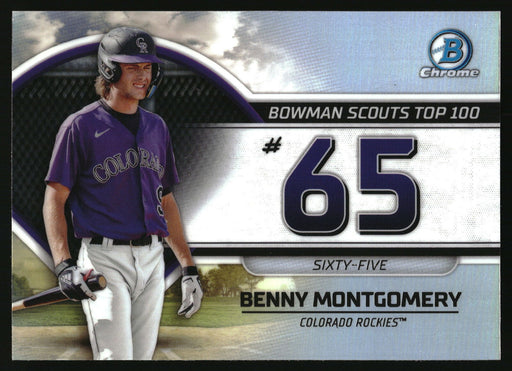 2023 Bowman #BTP-65 Benny Montgomery Bowman Scouts Top 100