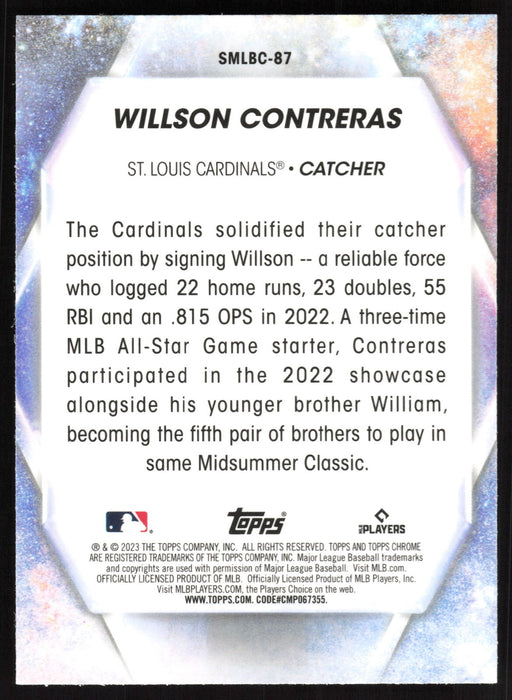 2023 Topps Update #SMLBC-87 Willson Contreras Stars of MLB Chrome