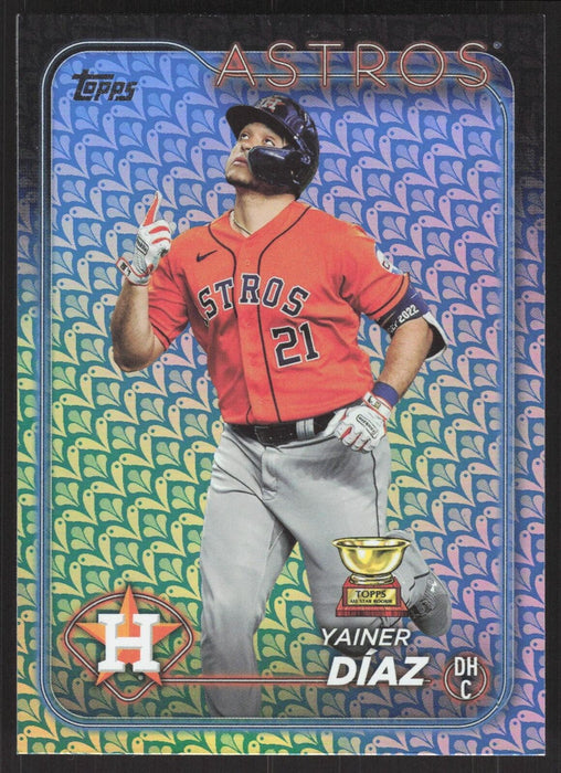 2024 Topps #77 Yainer Díaz Holiday