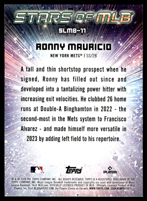 2024 Topps #SLMB-11 Ronny Mauricio Stars of MLB