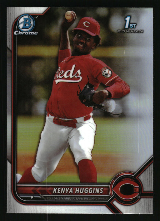 2022 Bowman Draft #BDC-140 Kenya Huggins Chrome Refractor