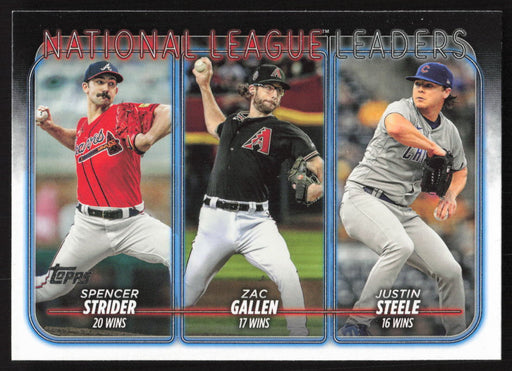 2024 Topps #309 National League Leaders Wins Base