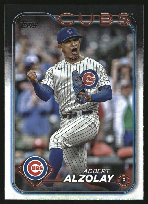 2024 Topps #129 Adbert Alzolay Rainbow Foil