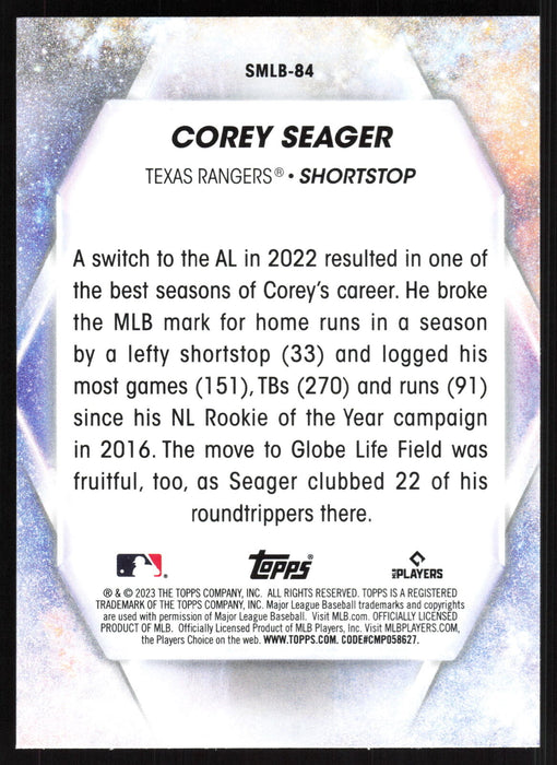 2023 Topps Update #SMLB-84 Corey Seager Stars of MLB