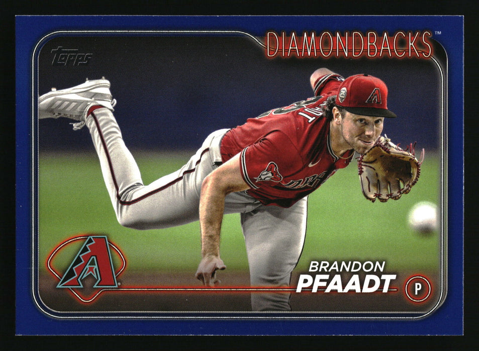 2024 Topps #664 Brandon Pfaadt Royal Blue