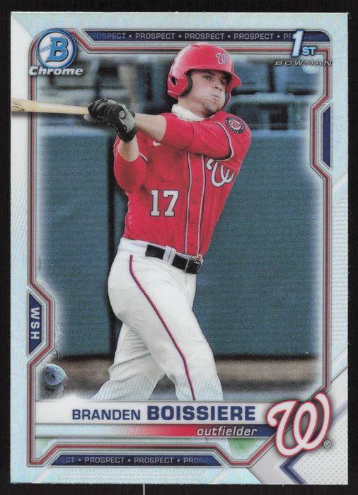 2021 Bowman Draft #BDC-156 Branden Boissiere Chrome Refractor