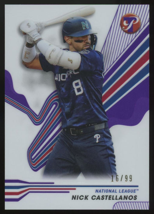 2024 Topps Pristine #260 Nick Castellanos Purple Refractor #/99