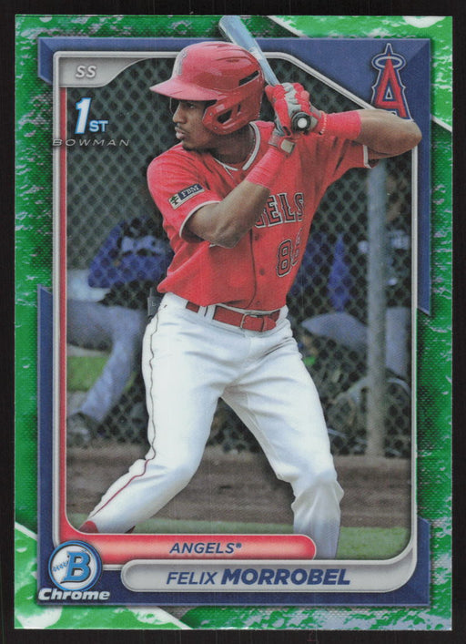 2024 Bowman #BCP-121 Felix Morrobel Chrome Prospects Lunar Glow Refractors