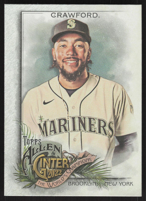 2022 Topps Allen & Ginter #329 J.P. Crawford Silver Portrait