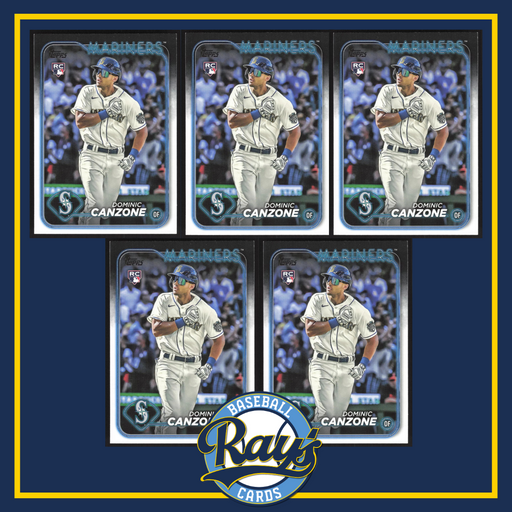 2024 Topps #195 Dominic Canzone - 5 Card Player Lot - Rookie Card