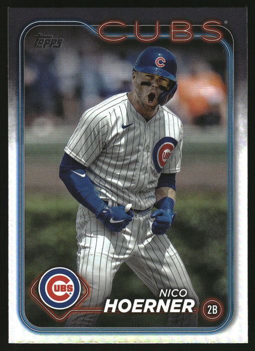 2024 Topps #204 Nico Hoerner Rainbow Foil