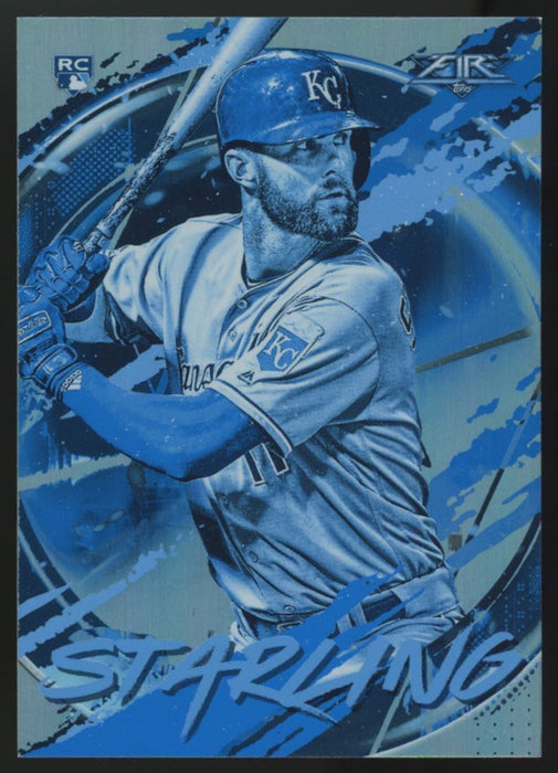 2020 Topps Fire #36 Bubba Starling Blue Chip