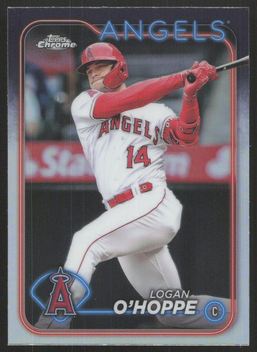 2024 Topps Chrome #199 Logan O'Hoppe Refractor