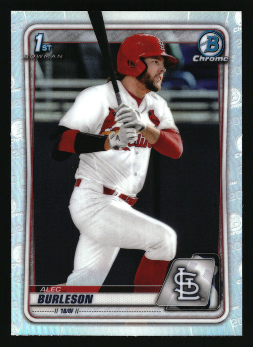 2020 Bowman Draft #BD-45 Alec Burleson Chrome Refractor