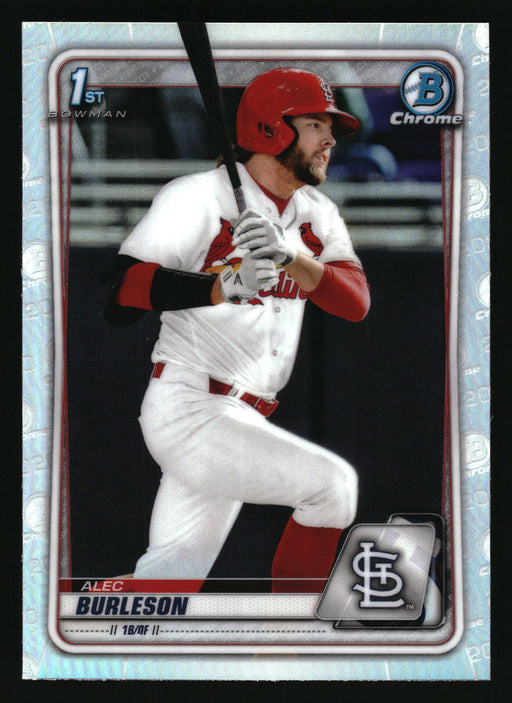 2020 Bowman Draft #BD-45 Alec Burleson Chrome Refractor