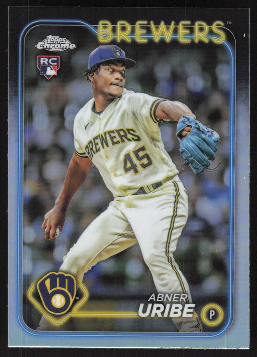 2024 Topps Chrome #276 Abner Uribe Refractor