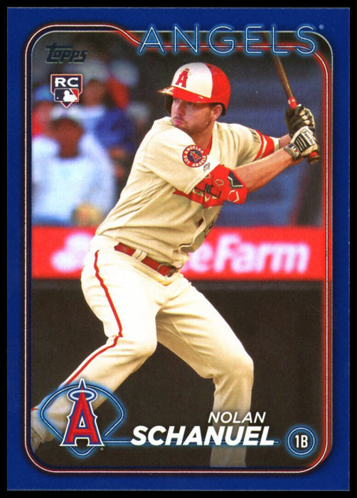 2024 Topps #53 Nolan Schanuel Royal Blue