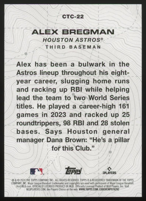 2024 Topps #CTC-22 Alex Bregman City to City